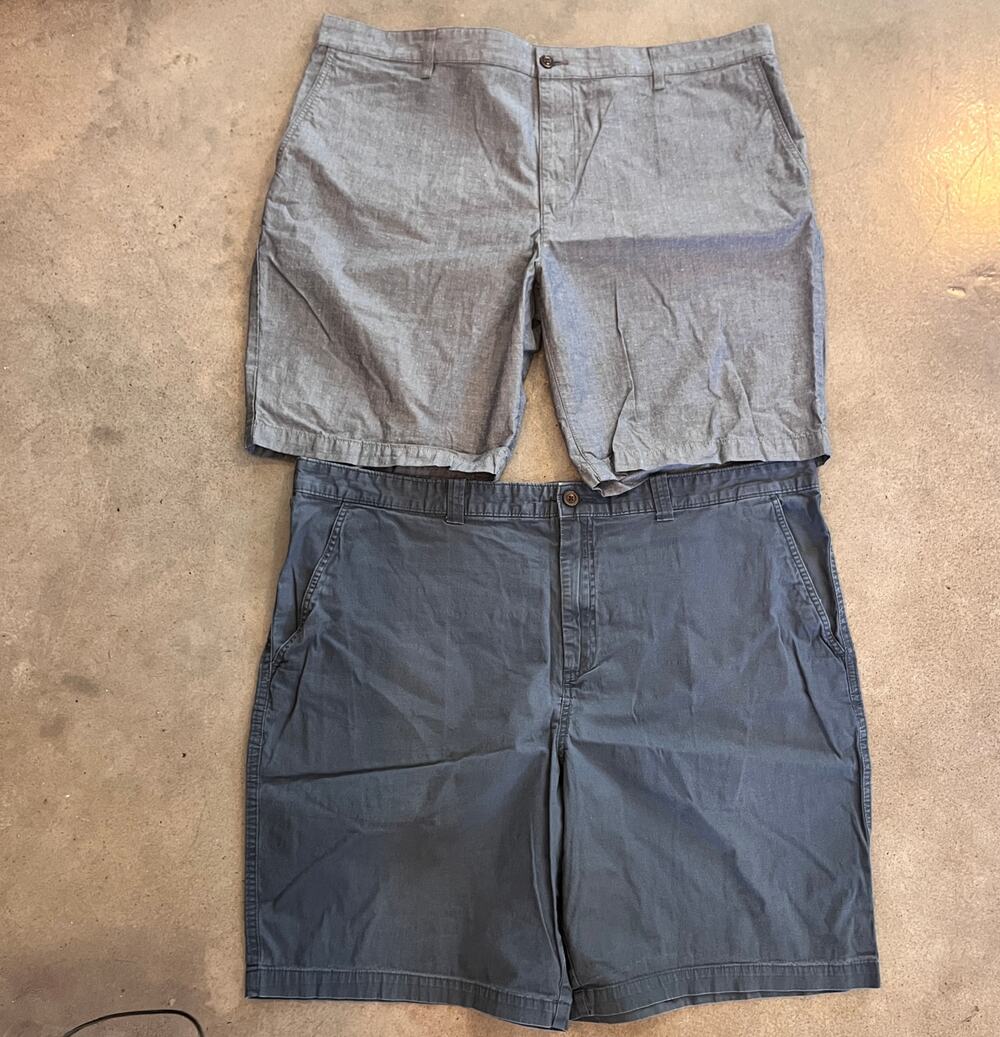 Magellan Outdoors Blue Chino Dockers Chino Shorts bundle Mens plus size 44